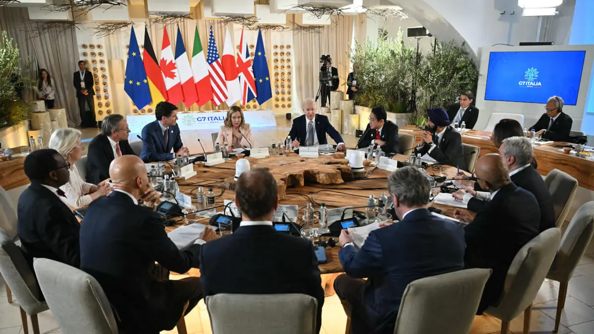 Los líderes del G7 se reúnen en el sur de Italia en un contexto de agitación política y global, y el aumento del apoyo a Ucrania es una de las principales prioridades de la agenda - Mandel NGAN / AFP