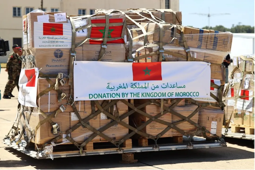 El rey Mohamed VI, presidente del Comité Al Qods, ha dado instrucciones para desplegar una operación humanitaria de ayuda médica, dirigida a la población palestina de Gaza - PHOTO/ARCHIVO
