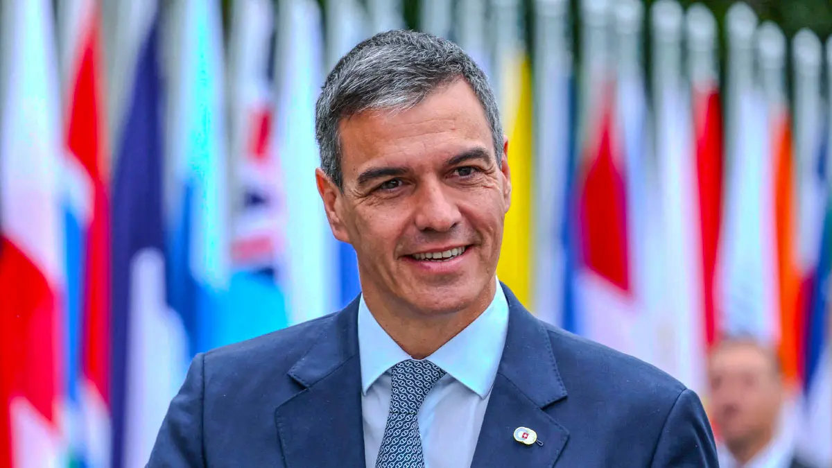 <p>El presidente español, Pedro Sánchez - AFP/DENIS BALIBOUSE </p>