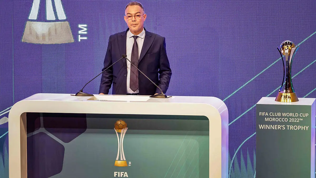 El presidente de la Real Federación Marroquí de Fútbol, Fouzi Lekjaa - AFP/FADEL SENNA