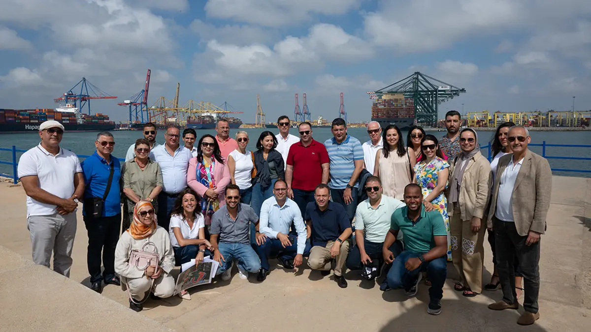 <p>Delegación del Centro Regional de Inversiones de Tánger-Tetuán-Alhucemas en el Puerto de Valencia - PHOTO/ATALAYAR </p>