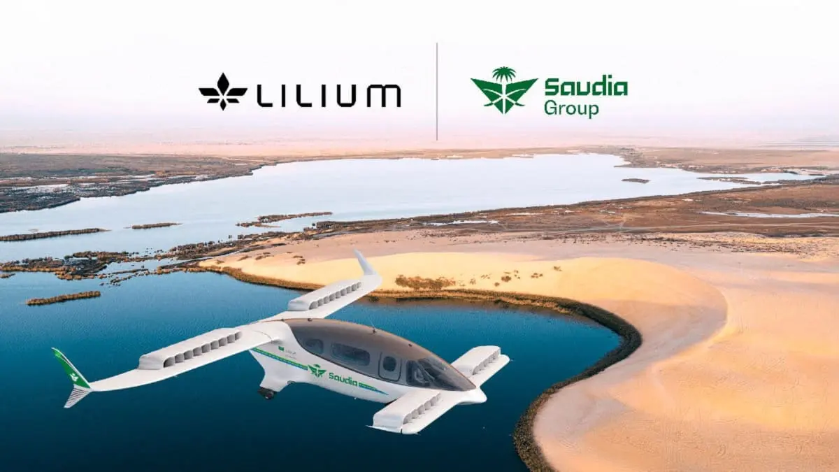 El Grupo Saudia firma un acuerdo de ventas líder en la industria con Lilium para adquirir hasta 100 aviones eVTOL - PHOTO/LILIUM