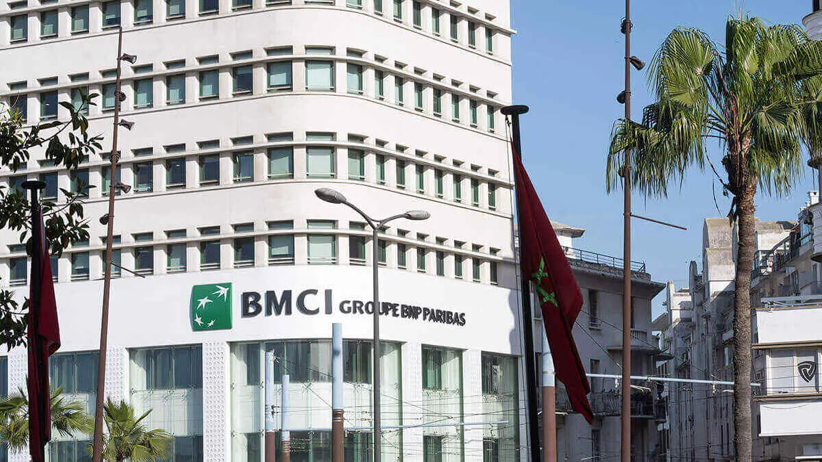 Sede del banco BMCI Group BNP Paribas en Casablanca, Marruecos - PHOTO/ATALAYAR
