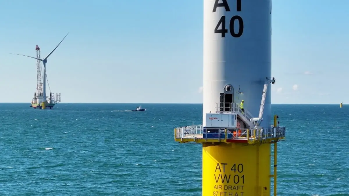 <p>Parque eólico marino de Iberdrola en Estados Unidos</p>
