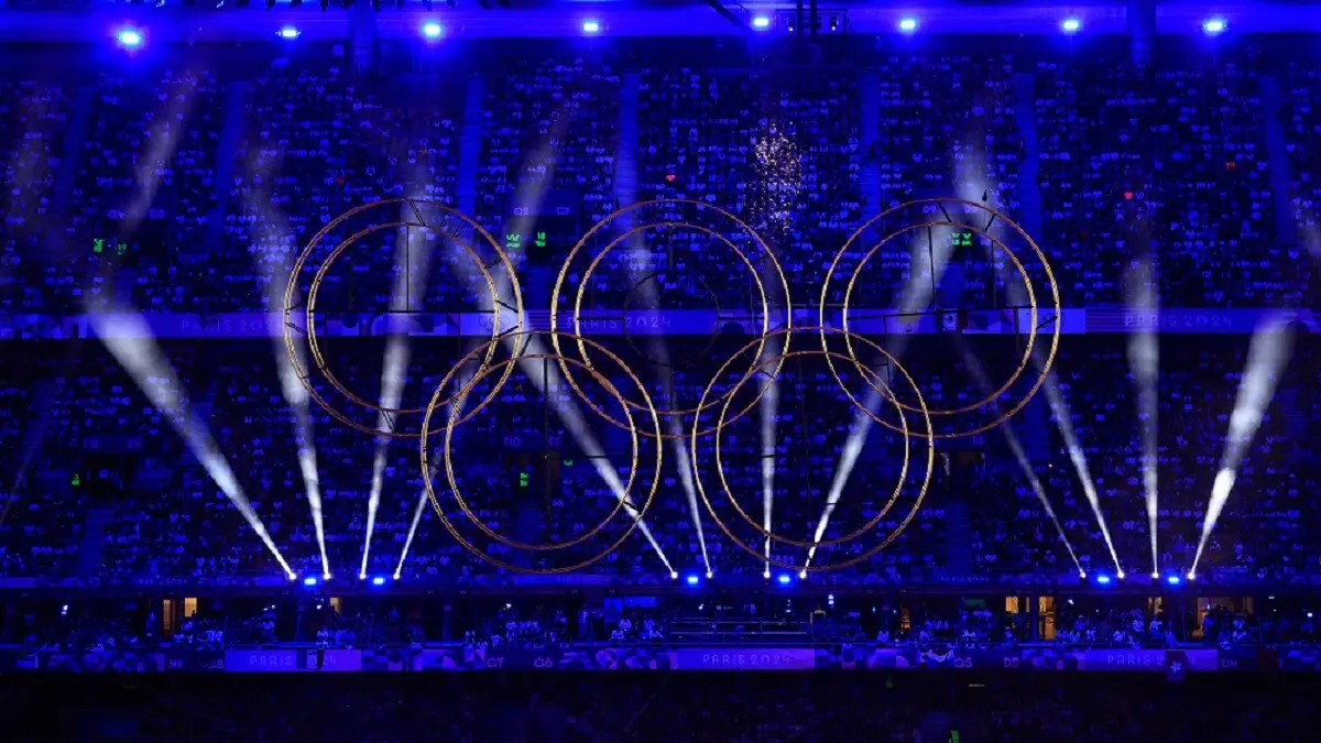 La ceremonia de clausura de los Juegos Olímpicos de París se celebra en el Stade de France de Saint-Denis, Francia, el 11 de agosto de 2024 - PHOTO/Takuya Matsumoto/Yomiuri/The Yomiuri Shimbun vía AFP