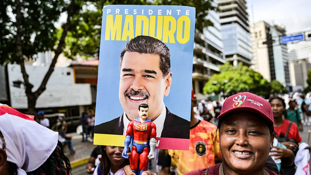 <p>El chavismo disfraza el fraude electoral y la represión con el ropaje "institucional" del Supremo venezolano - AFP /JUAN BARRETO</p>