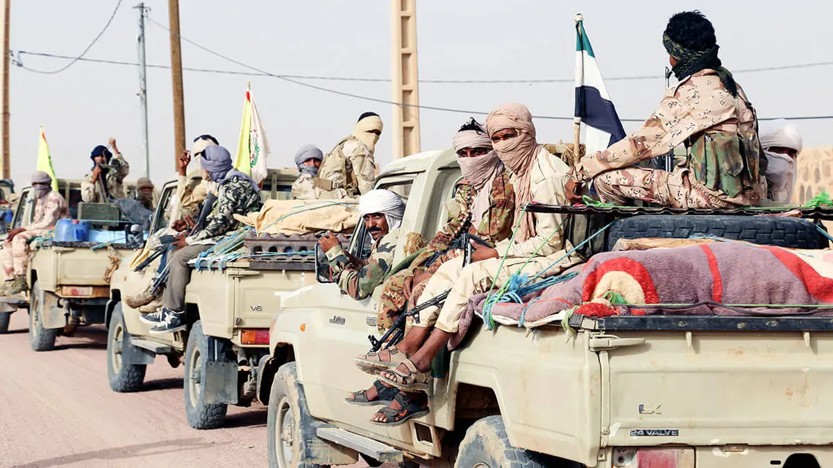 Combatientes tuaregs de la Coordinación de Movimientos del Azawad (CMA) - AFP/ARCHIVO