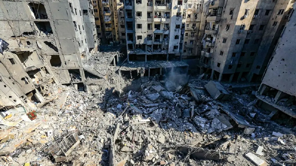 Imagen de ataque de Israel sobre el Líbano - PHOTO/AFP