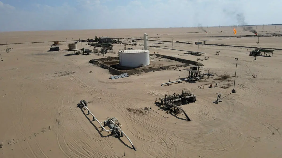 Campo petrolífero de Nafoora en Jakharrah, Libia - REUTERS/JAWHAR DEEHOUM