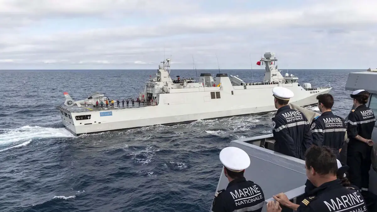 La primera fase de los ejercicios partirá del puerto de Casablanca, donde unidades de la flota naval francesa se reunirán con las marroquíes - PHOTO/ REDES SOCIALES