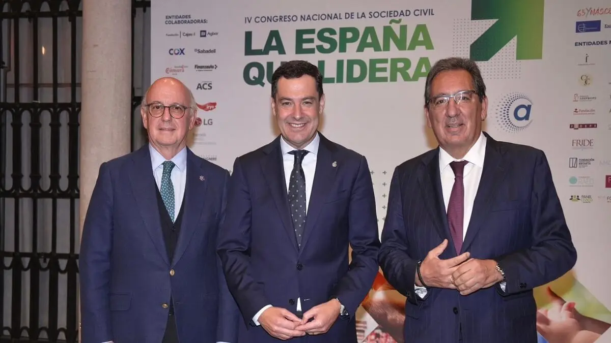 Aldo Olcese, Juanma Moreno y Antonio Pulido