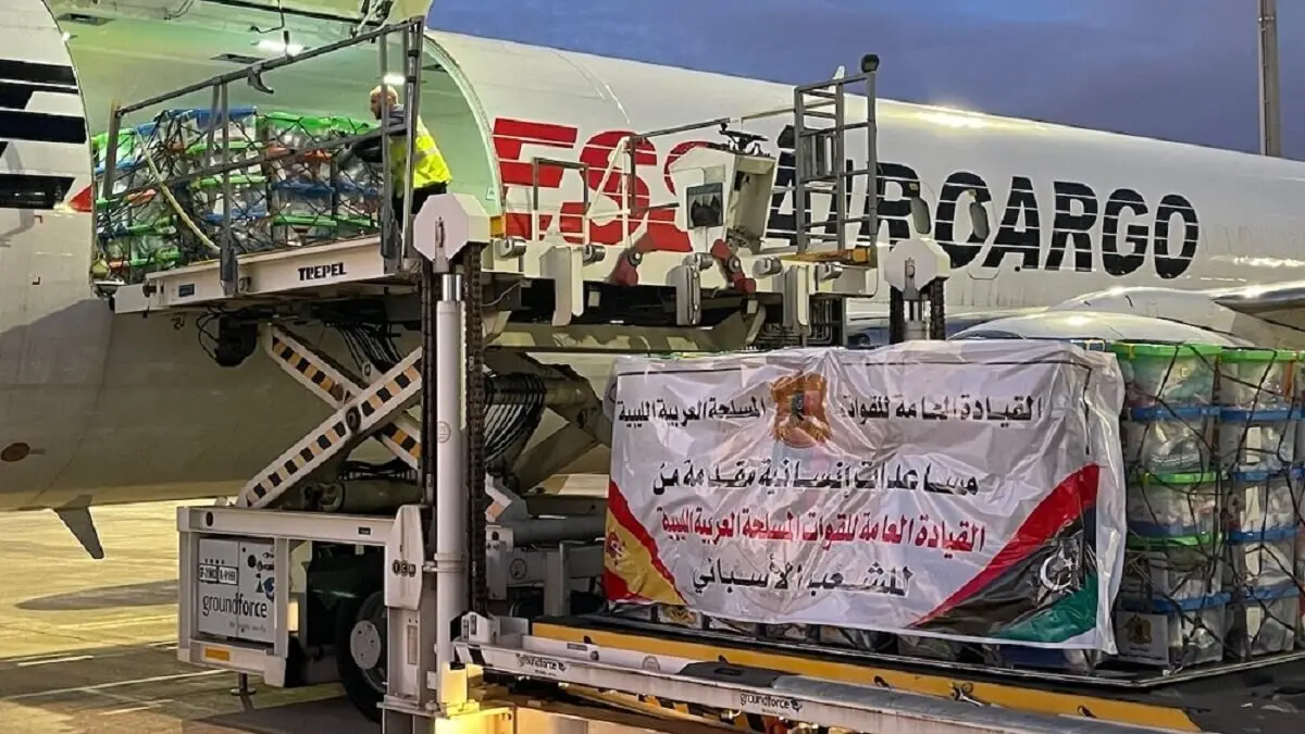 Ayuda de Libia para los damnificados en Valencia