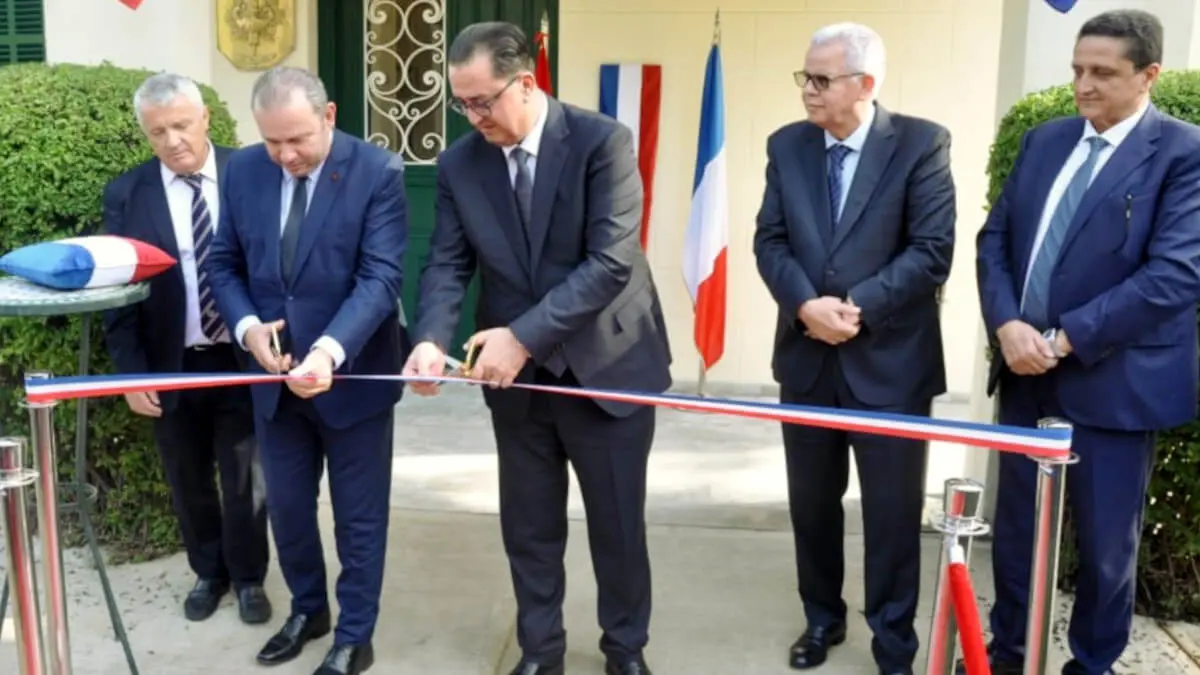 Inauguración del nuevo centro diplomático y cultural de Francia en Tánger - PHOTO/REDES SOCIALES