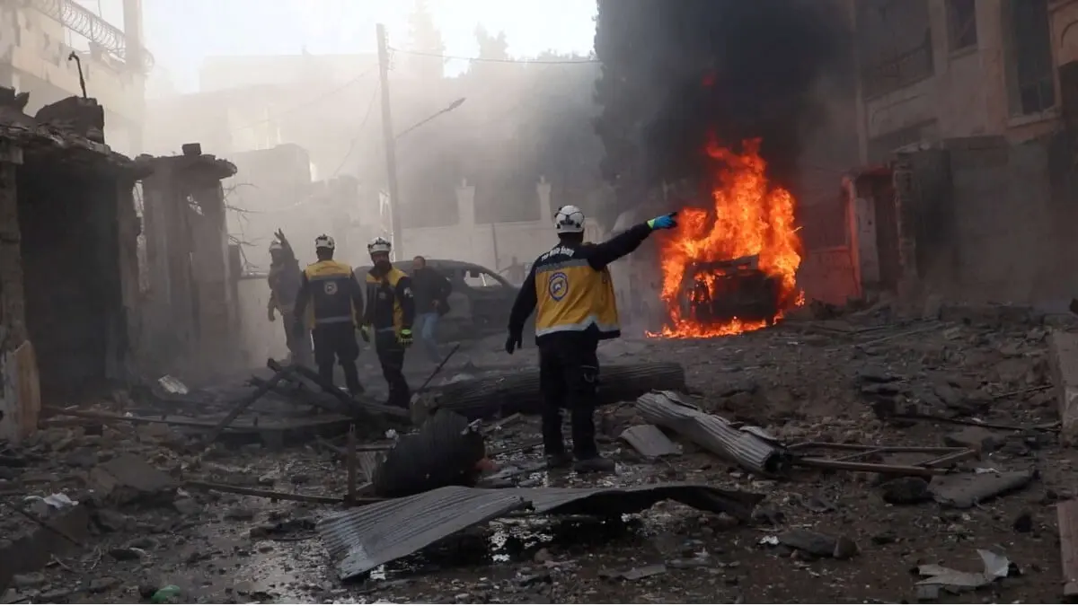Ataque contra Idlib, Siria - PHOTO/Cascos Blancos vía Reuters 