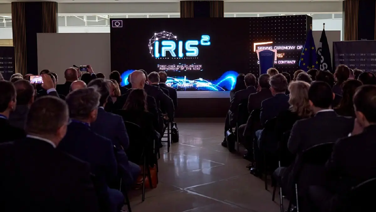 La iniciativa espacial europea Iris2 es un megaproyecto de 10.600 millones de euros que pretende responder a un triple reto tecnológico, económico y de seguridad - PHOTO/EU-ESA-P. Sebirot