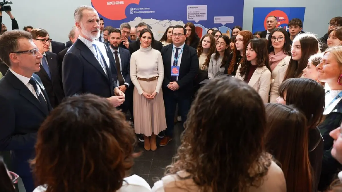 El rey Felipe VI durante entrega del Premio Princesa Girona Social 2025 - PHOTO/CASA REAL
