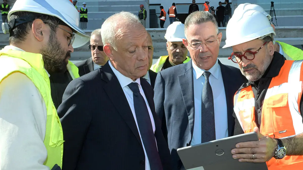 El presidente de la Real Federación Marroquí de Fútbol (FRMF), Fouzi Lekjaa, afirmó el jueves que el Complejo Deportivo Mohammed V reabrirá sus puertas en un nuevo escenario digno de la historia de este recinto - PHOTO/ @FRMFOFFICIEL