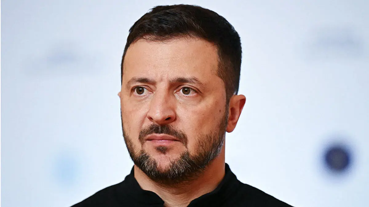 El presidente de Ucrania, Volodimir Zelenski - PHOTO/LEON NEAL vía REUTERS