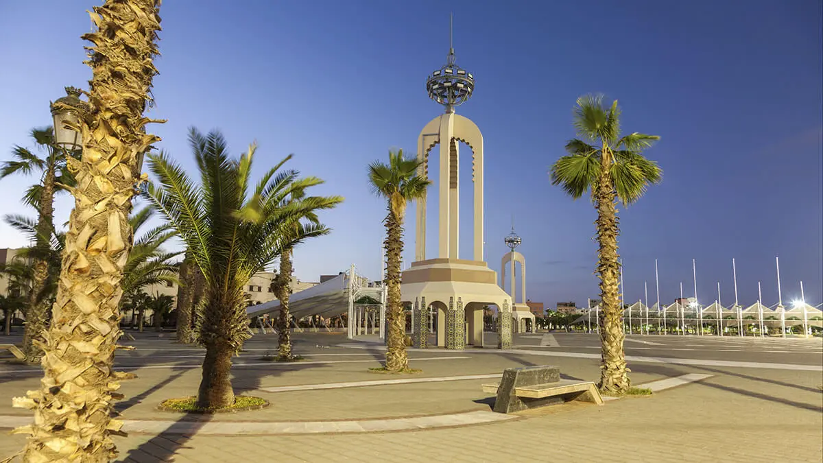 Plaza Mechouar en El Aai&uacute;n, Marruecos - <a href="https://depositphotos.com/es/?/">Depositphotos</a>&nbsp;
