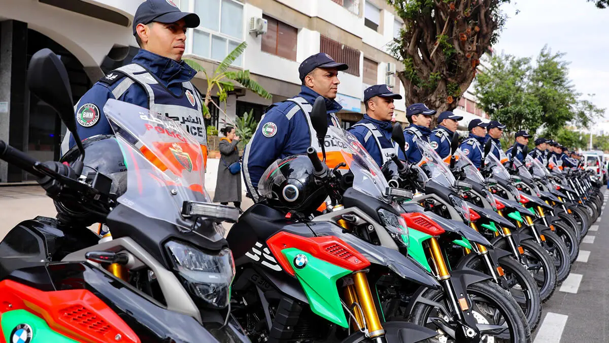 Miembros de la Dirección General de Seguridad Nacional (DGSN) de Marruecos - PHOTO/@DGSN_MAROC