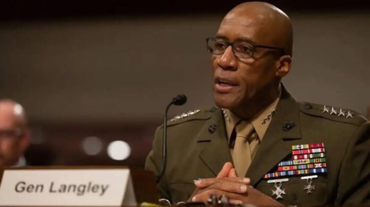 El general Michael Langley, comandante de Africom