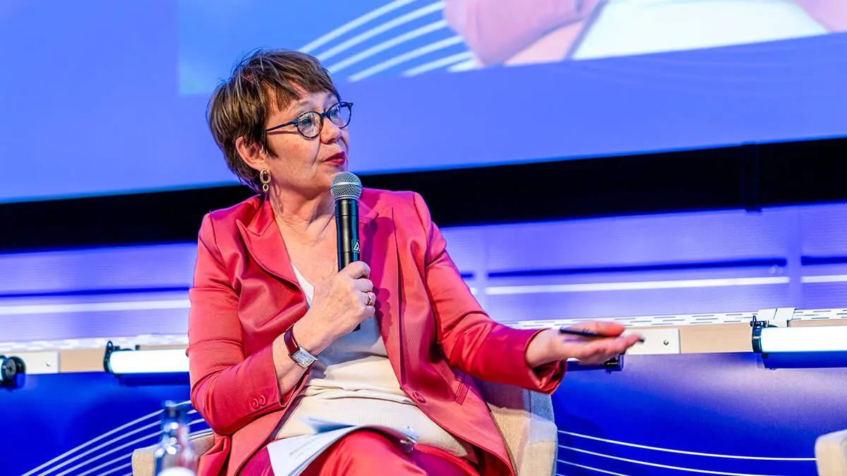 <p>Odile Renaud-Basso, presidenta de la BERD - PHOTO/BERD</p>