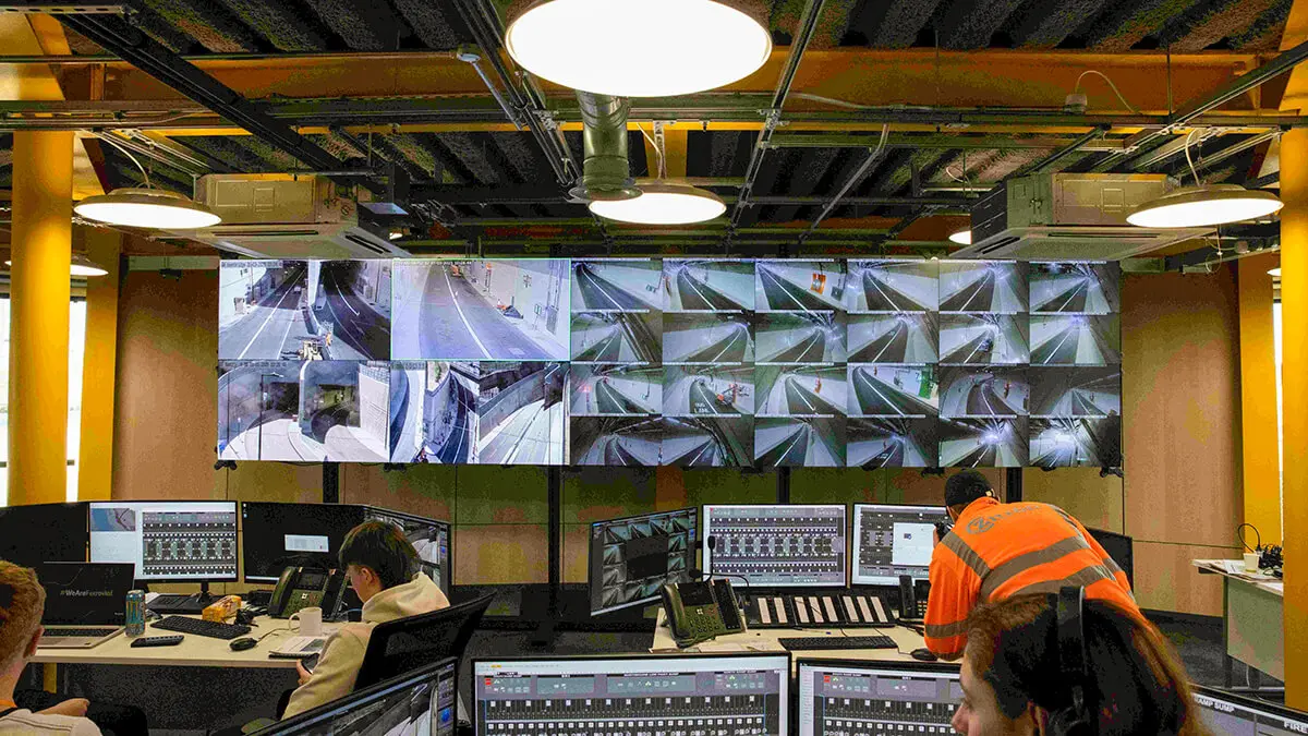 Control room Tunnel Silvertown - PHOTO/Luca Marino