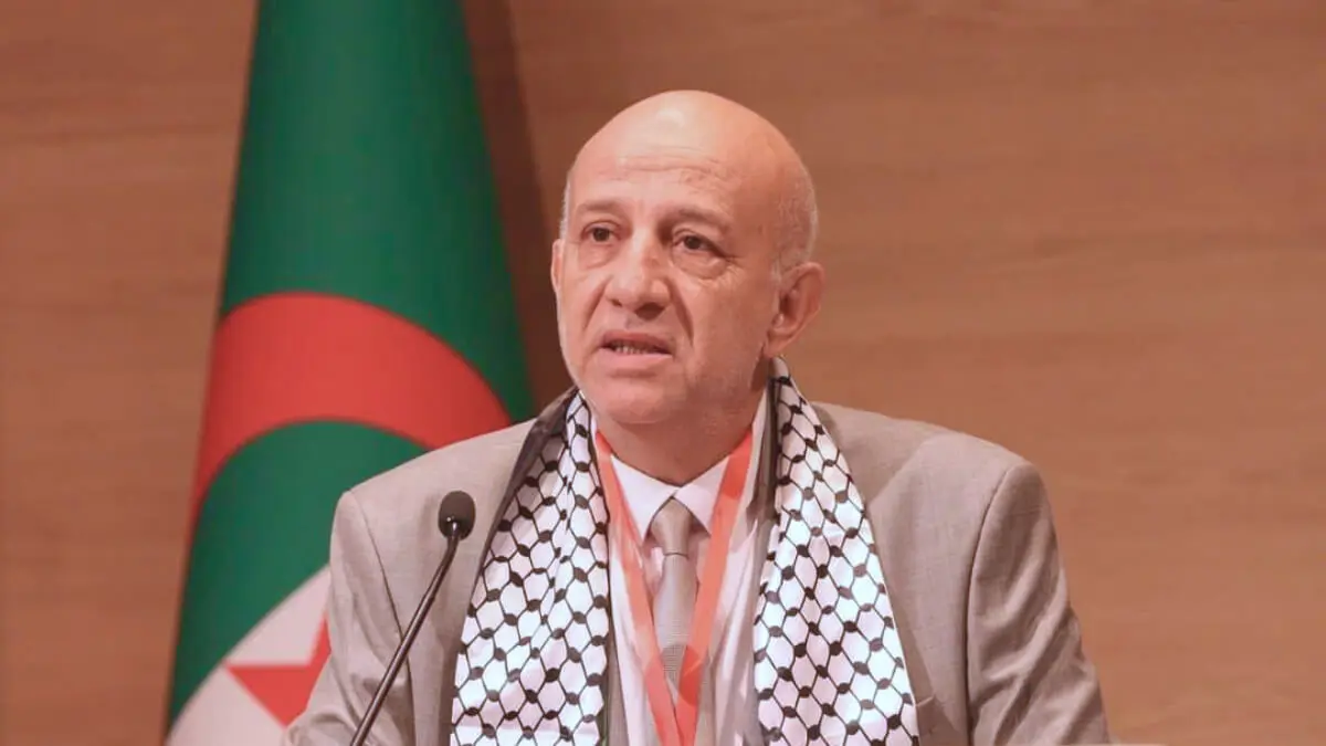 <p>Abdelkrim Benmbarek, secretario general del Frente de Liberación Nacional (FLN) de Argelia - PHOTO/FLN</p>