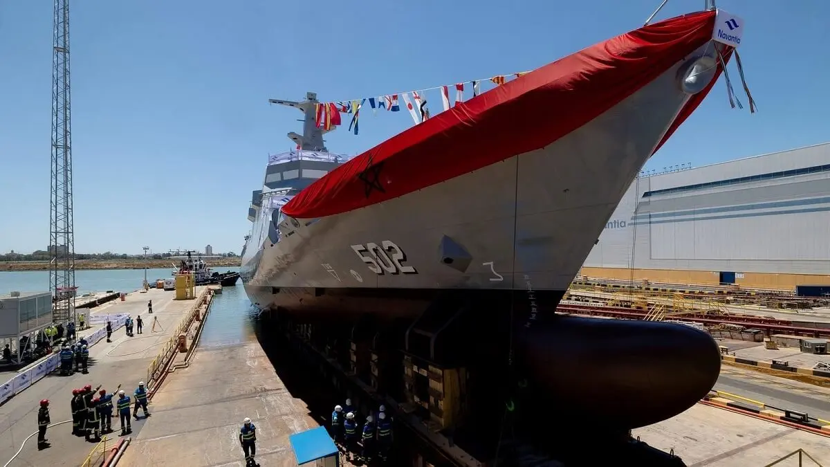 Buque Avante 1800 entregado a Marruecos - PHOTO/NAVANTIA/X/@NavantiaOficial