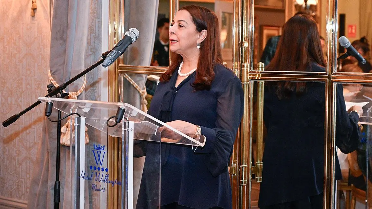 Karima Benyaich, embajadora de Marruecos en España durante el discurso de clausura del Africa-Spain Summit 2025 - PHOTO/ATALAYAR