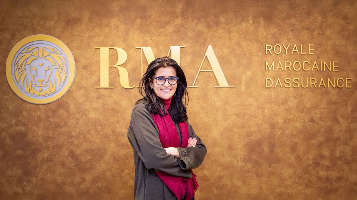 <p>Meriem Bouhriz, agente general de RMA seguros - PHOTO/ATALAYAR/GUILLERMO LÓPEZ </p>