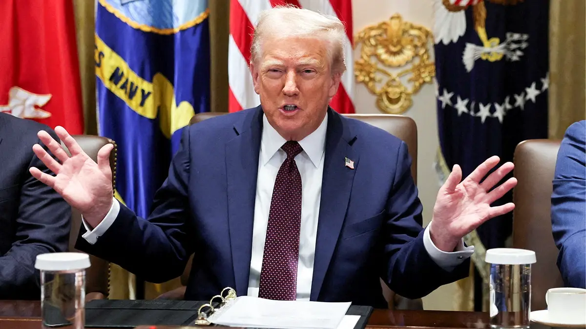 <p>El presidente de Estados Unidos, Donald Trump, durante una reuni&oacute;n de gabinete en la Casa Blanca en Washington, DC, EE. UU., el 26 de agosto de 2025&nbsp;</p>

<p>REUTERS/ JONATHAN ERNST&nbsp;</p>
