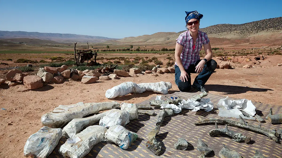 Susannah Maidment, investigadora al cargo del descubrimiento - PHOTO/MUSEO NACIONAL DE HISTORIA DE LONDRES