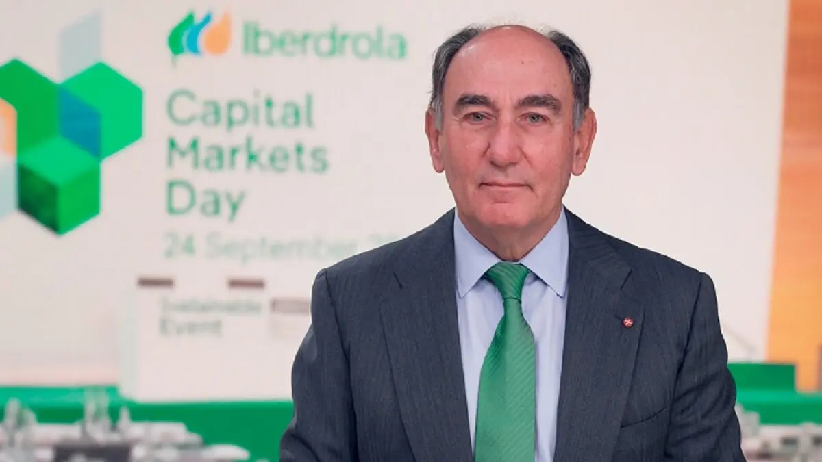 Ignacio Gal&aacute;n, presidente de Iberdrola, durante el Capital Markets Day 2025