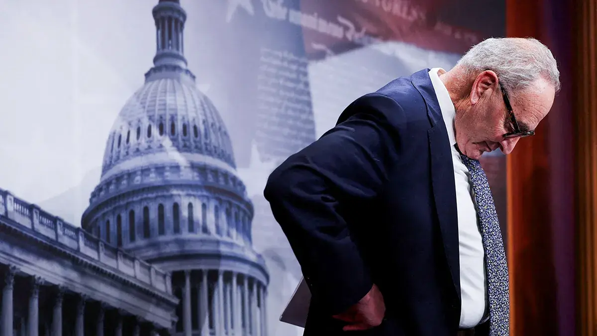 <p>El l&iacute;der de la minor&iacute;a del Senado de EE. UU., Chuck Schumer - REUTERS/ JONATHAN ERNST</p>
