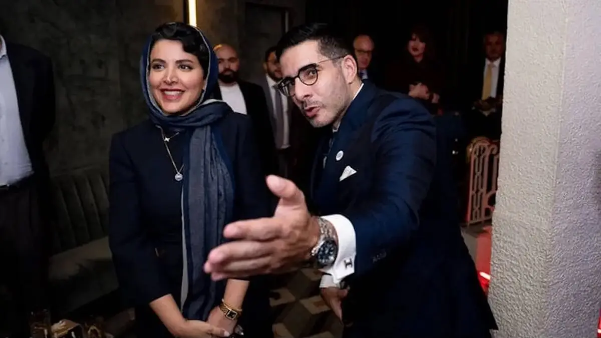 La princesa Haifa bint Abdulaziz Al-Mogrin, embajadora de Arabia Saud&iacute; en Espa&ntilde;a y el editor jefe de Arab News, Faisal J. Abbas. Photo Arab News