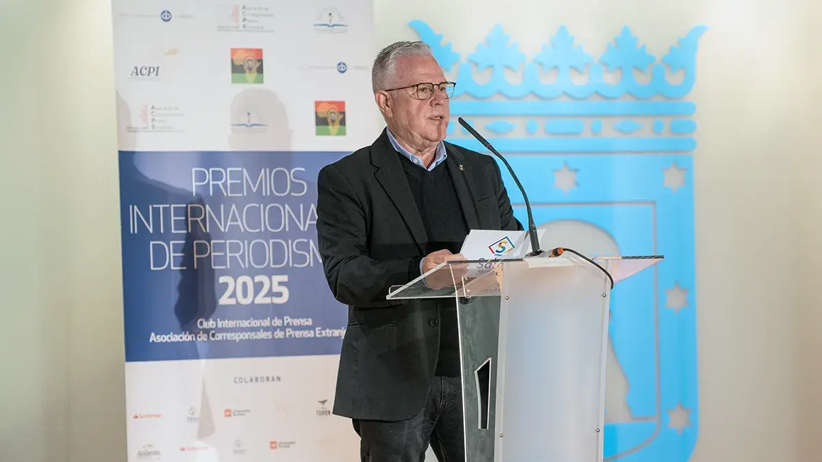 Pere Granados, alcalde de Salou, en los Premios Internacionales de Periodismo 2025 -&nbsp;PHOTO/CLUB INTERNACIONAL DE PRENSA