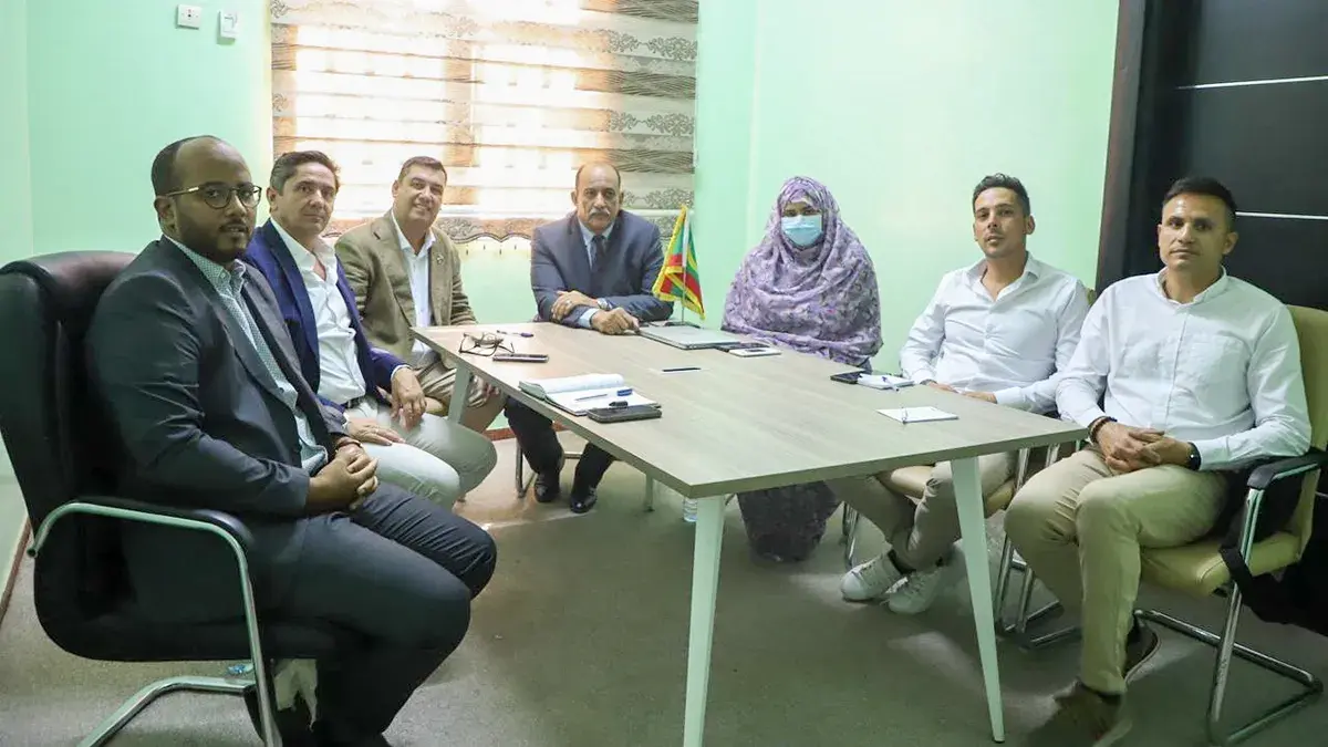 Reuni&oacute;n de la delegaci&oacute;n de Federaci&oacute;n de Agricultores Cuna de Platero con la Sociedad Nacional para el Desarrollo Rural (SONADER)