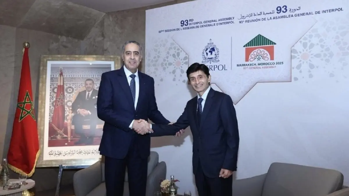 Abdellatif Hammouchi y Faisal Shahkar