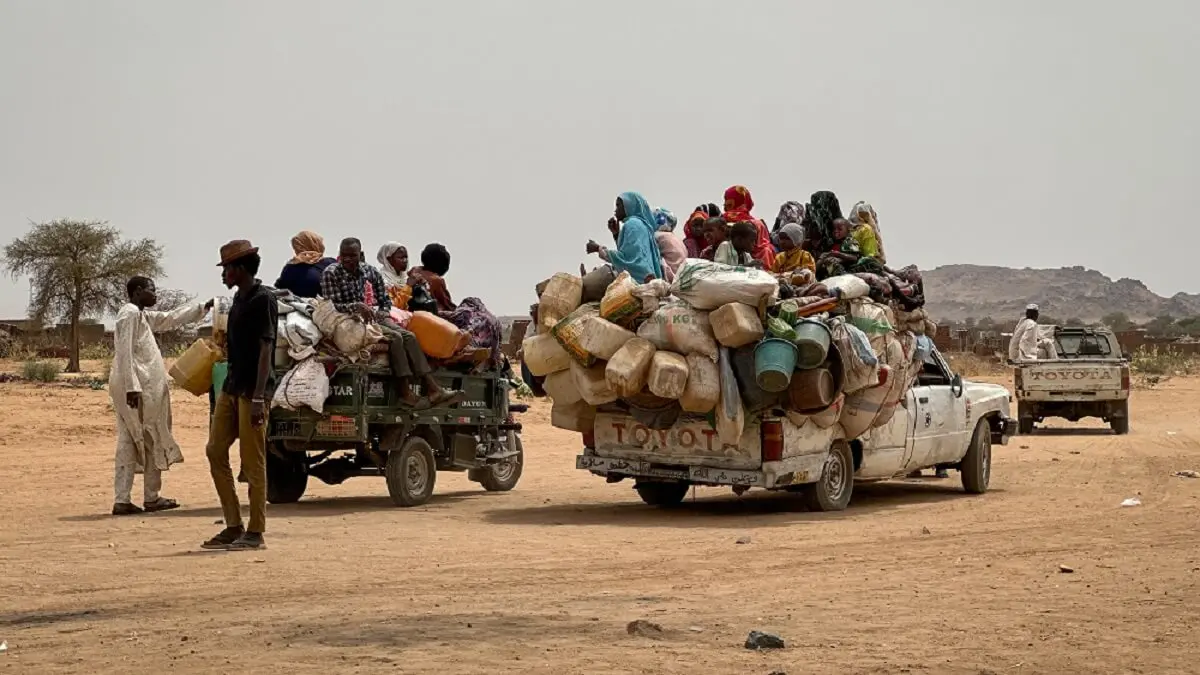 <p>Varios grupos de personas desplazadas llegan a la localidad de Tawila huyendo de la violencia, los bombardeos y la escasez de alimentos. Proceden sobre todo de El Fasher y de campamentos cercanos, como Zamzam y Abu Shok - Sud&aacute;n &copy; Mohammed Jamal Jibreel/MSF<br />
&nbsp;</p>
