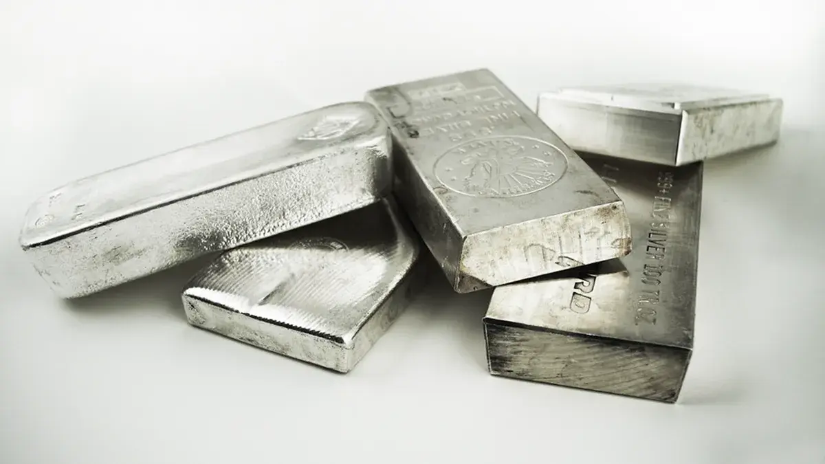Lingotes de plata
