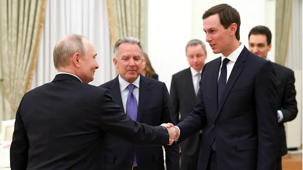 <p>El presidente de Rusia, Vladimir Putin, asiste a una reuni&oacute;n con el enviado especial del presidente de Estados Unidos, Donald Trump, Steve Witkoff, y su yerno Jared Kushner en el Kremlin en Mosc&uacute;, Rusia, el 22 de enero de 2026 - PHOTO/ Sputnik / Alexander Kazakov / VIA REUTERS&nbsp;</p>

