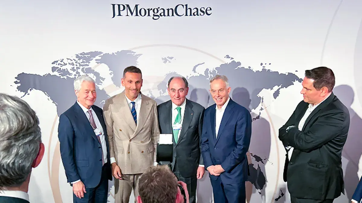 El presidente de Iberdrola, Ignacio Gal&aacute;n, ha participado en conversaciones con representantes internacionales de alto nivel en el foro de Davos 2026