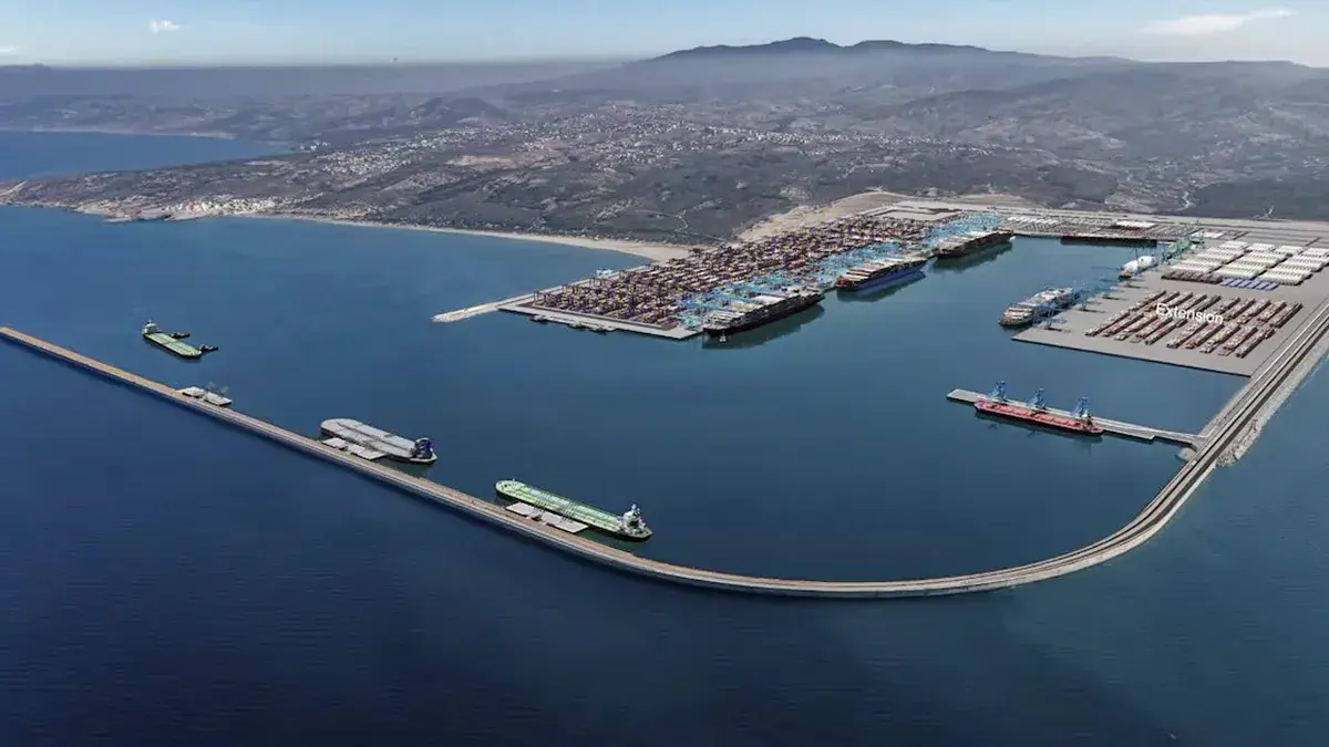 Imagen de c&oacute;mo quedar&aacute; definitivamente la actual fase de desarrollo del nuevo puerto de Nador - PHOTO/ CEDIDA