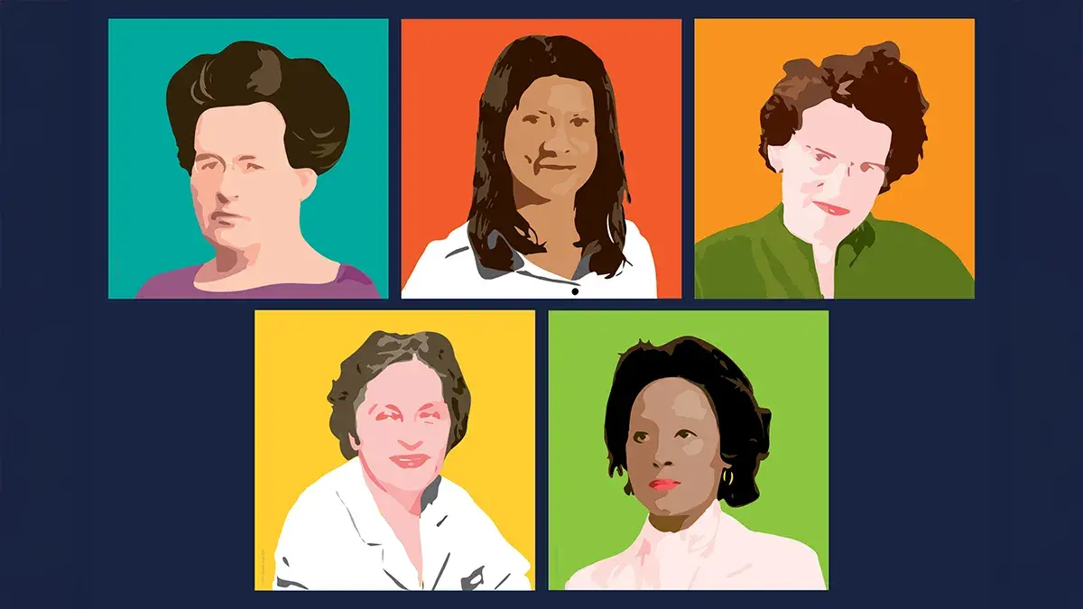 <p>Ilustraci&oacute;n de las investigadoras que protagonizan Retos de ciencia - Llu&iacute;s Sabadell Artiga 2022</p>
