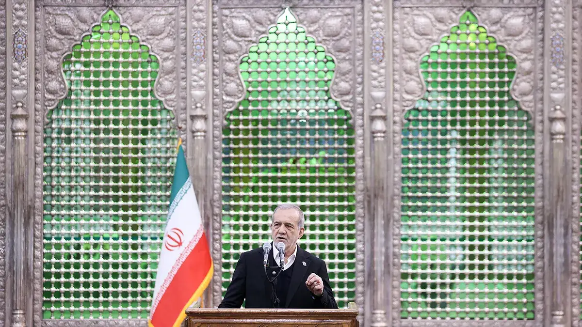 <p>El presidente iran&iacute; Masoud Pezeshkian&nbsp;en el sur de Teher&aacute;n, Ir&aacute;n, el 31 de enero de 2026 - PHOTO/Sitio web presidencial de Ir&aacute;n/WANA (Agencia de Noticias de Asia Occidental) VIA REUTERS</p>
