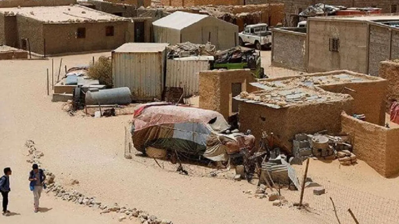 Campo de refugiados en el Sáhara