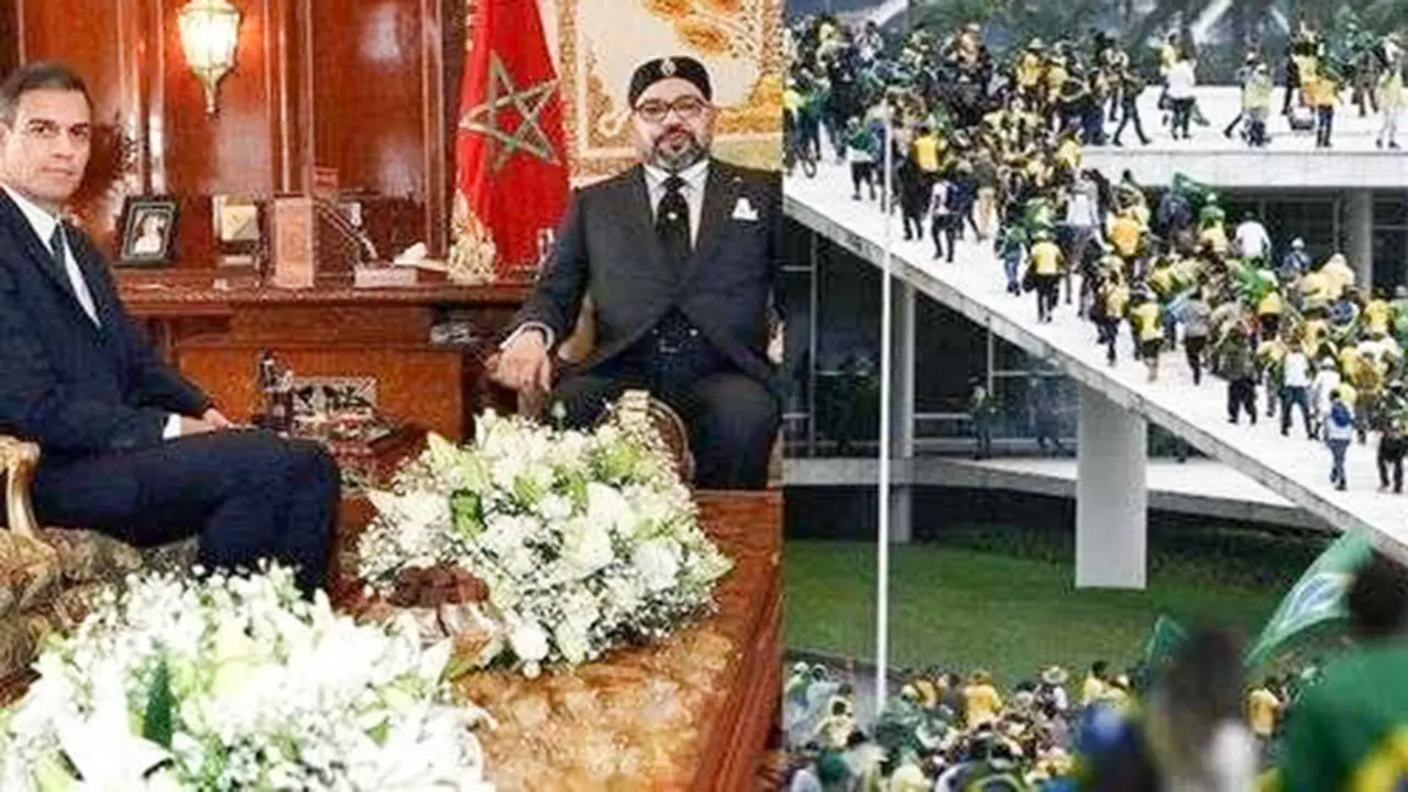 combo-imagenes-pedro-sanchez-mohamed-vi-asalto-poderes-brasil