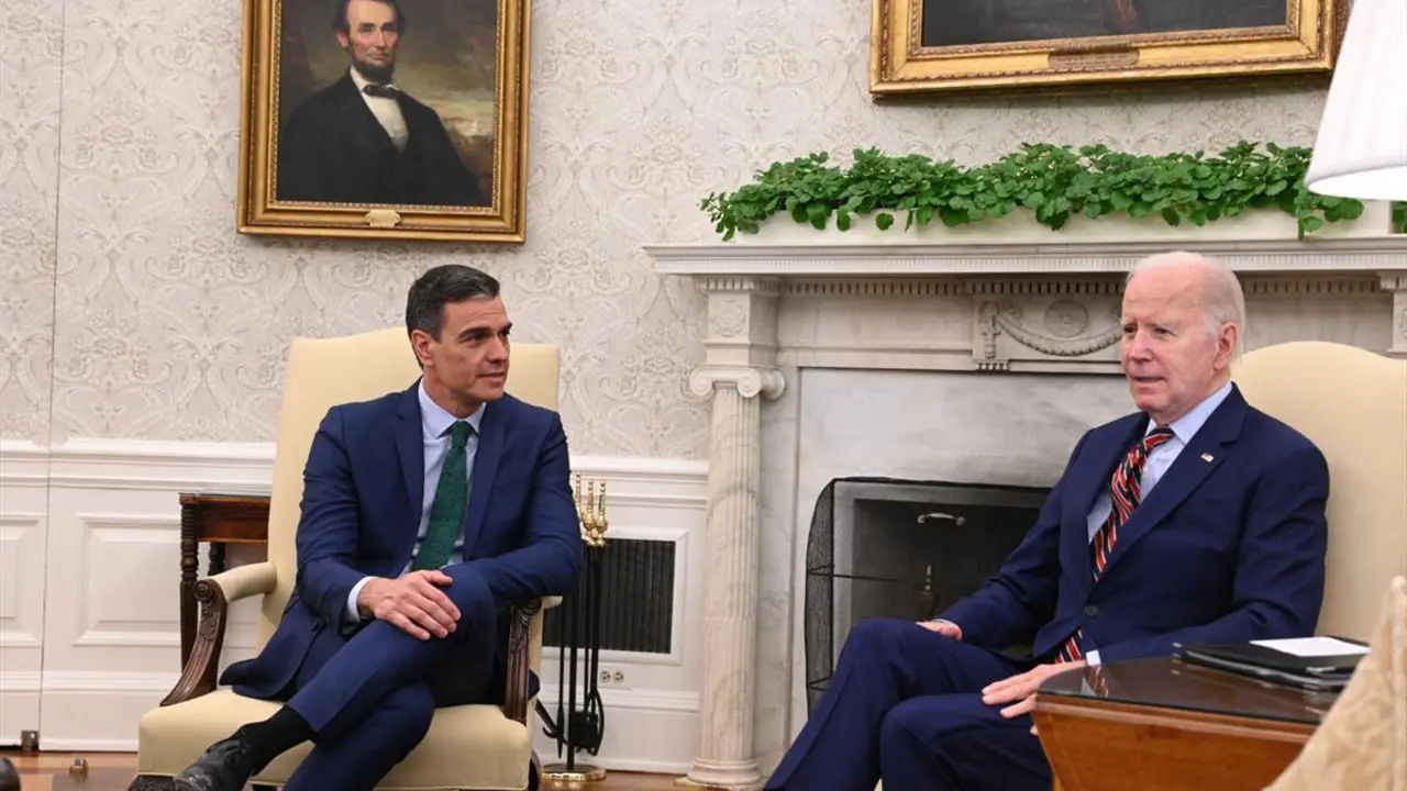 Biden Sanchez Casa Balnca 