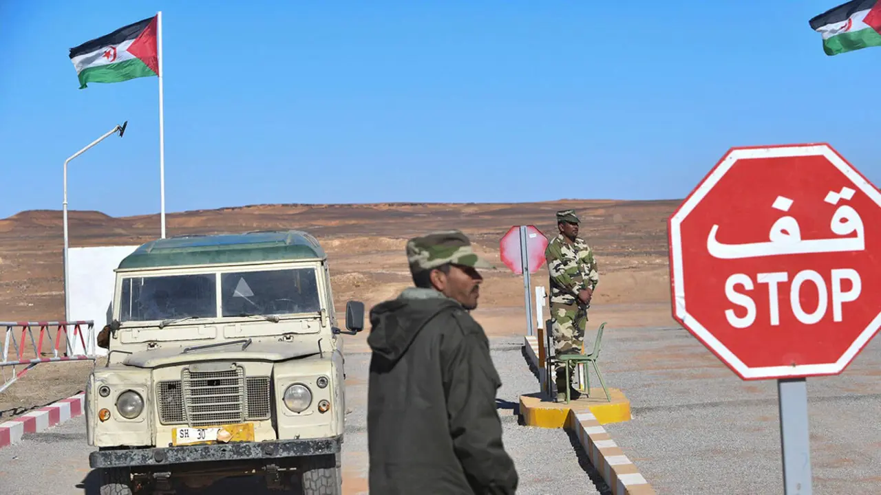 AFP/RYAD KRAMDI - Las afueras del campo de refugiados de Dakhla